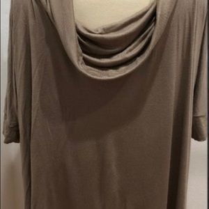 NWOT Suzanne Summers 3-Way Style Poncho in Mocha